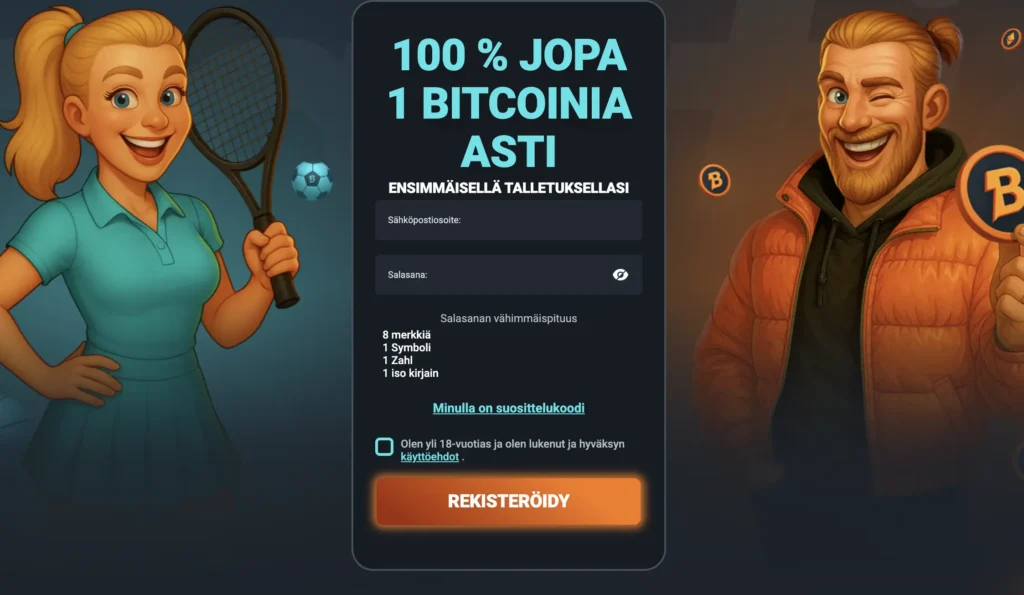 Bombastinen Bitcoin-bonus
